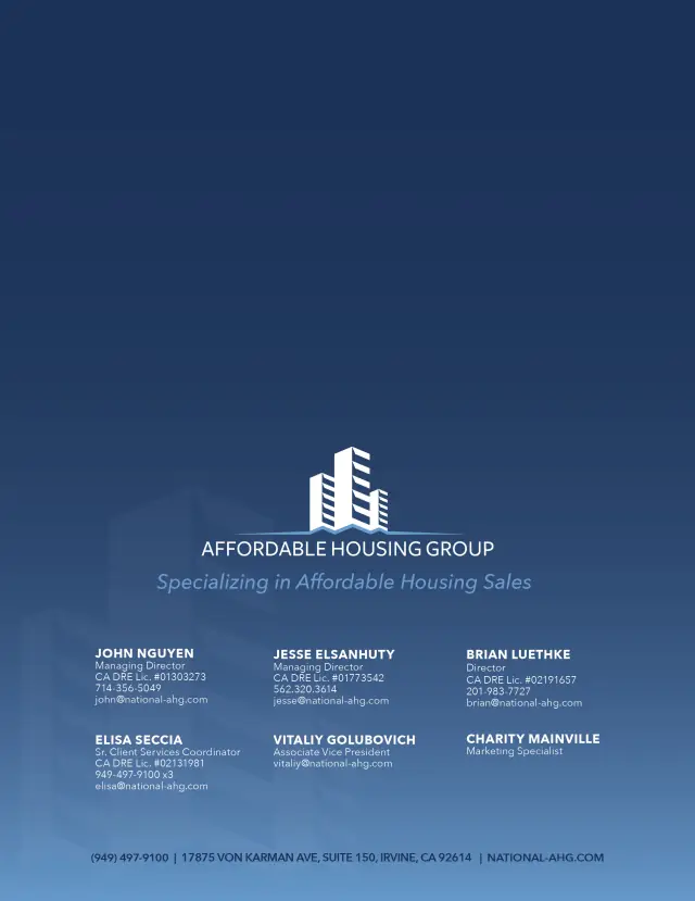 Affordable housing property represented by Affordable Housing Group